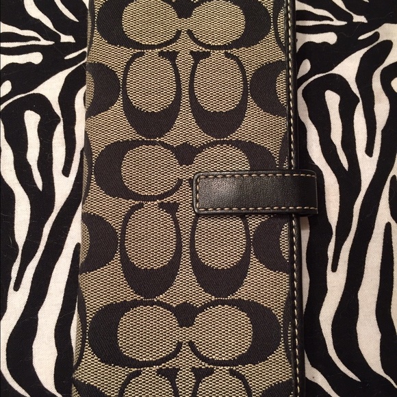 COACH Credit Card Holder/Wallet black and gray