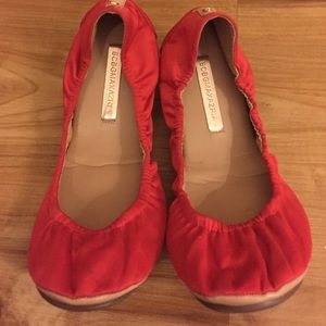 BCBG MAXAZRIA Red Flats