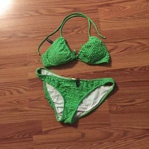 Ralph Lauren lime green bikini