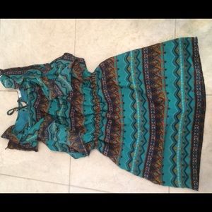 Sleeveless, Multicolored dress