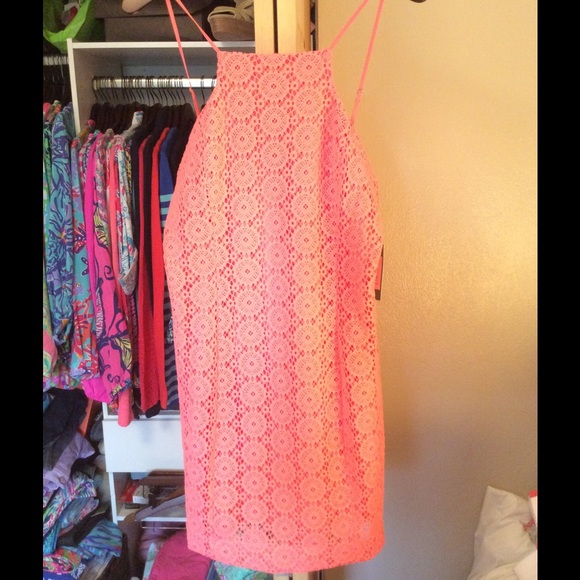 NWT Lilly Pulitzer Costello Dress Pucker Pink-Larg