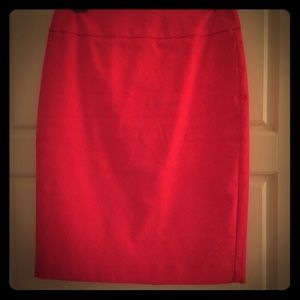 Red Pencil Skirt