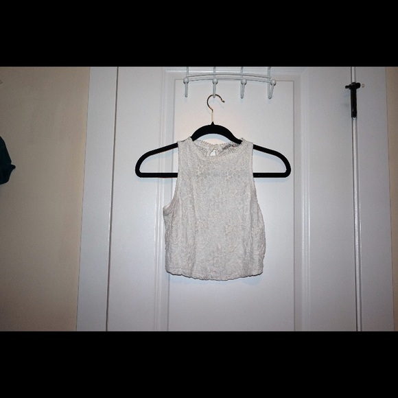 White lace crop top - Picture 2 of 2