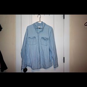 Denim chambray shirt