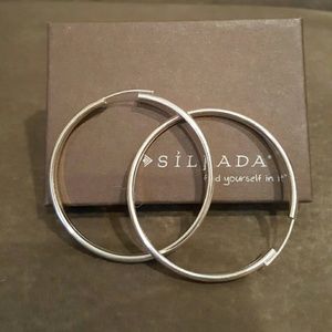 Silpada silver earrings