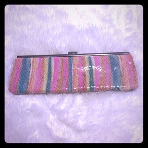 Classy snake skin clutch