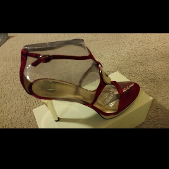 Nine West Red Pumps - Picture 2 of 4