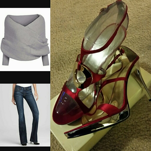 Nine West Red Pumps - Picture 3 of 4