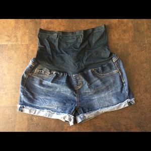 Women's Maternity XL Shorts Belly Band fits 2XL