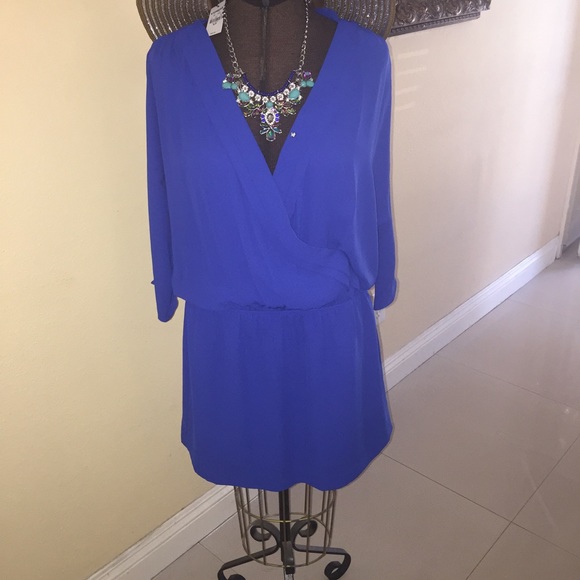 Express blue dress [Small] - Picture 1 of 1