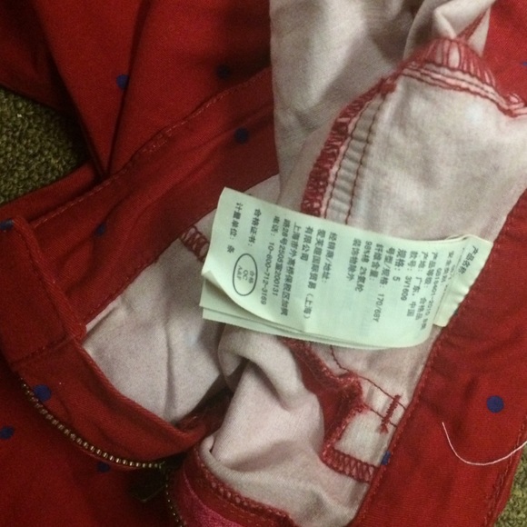 Red pant - Picture 3 of 3