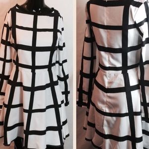 L Checker dress