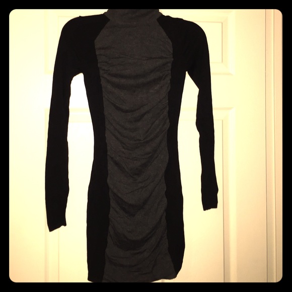 Express mock turtleneck sweater dress