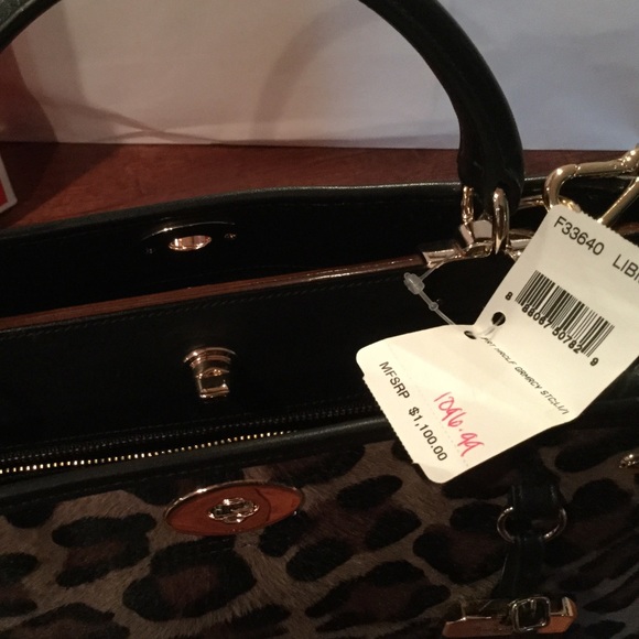 Coach calf hair satchel