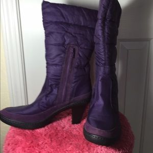 Purple insulate calf boots!
