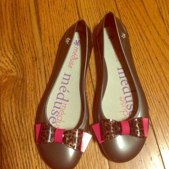 Me'duse Pink and Leopard Flats