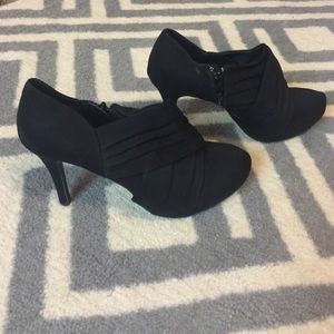 Suede booties