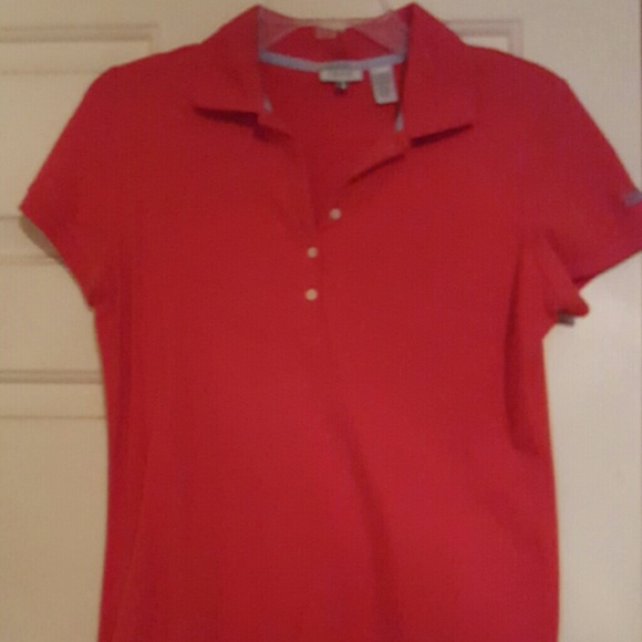 Like new IZOD red polo