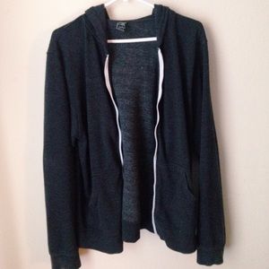zip-up hoodie