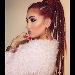 10 PCS Silver Braid/Dreadlock hair Clips