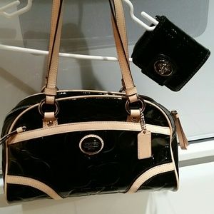 Matching Coach Purse and Wallet