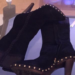 Black Sergio Rossi boot new price