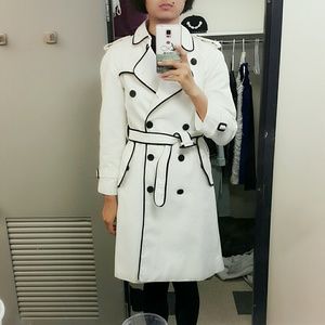 Burberry Ivory Trench Coat