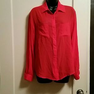 Red Sheer Shirt