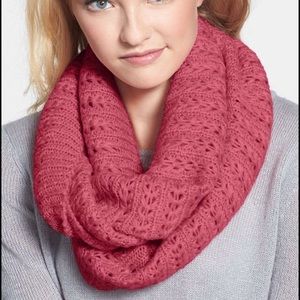 NWT Nordstrom BP pointelle infinity scarf