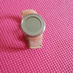 Pink Gucci 4.0 ct Diamond Digital Watch