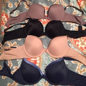 4 Soma lightly lined push up bra, size 36B
