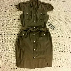 Express army green dresd