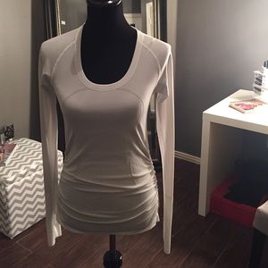 Lululemon size 6 white shirt