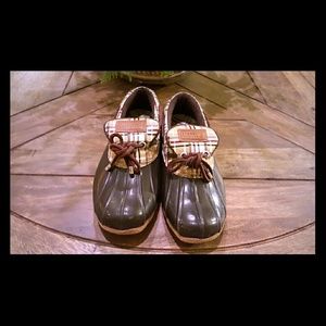 Sperry Top-Sider Brown Rubber Rain Shoe