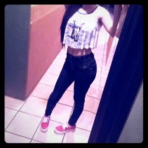 Size 0,  NEW High waist jeans.