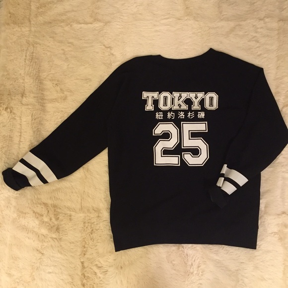 Varsity long sleeve top
