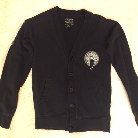 Black cardigan
