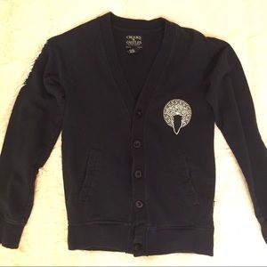Black cardigan