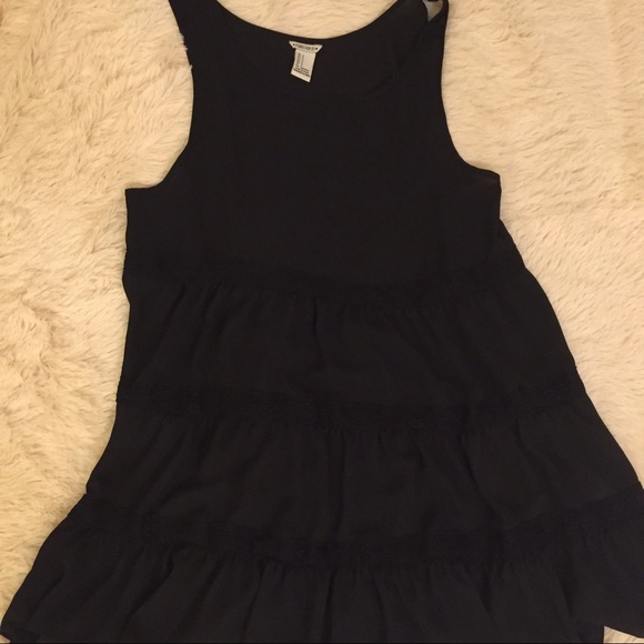 Black mini dress