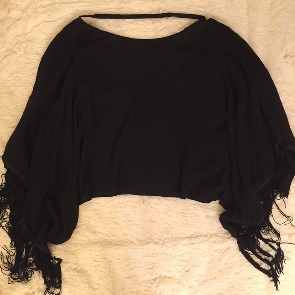 Boho fringe top