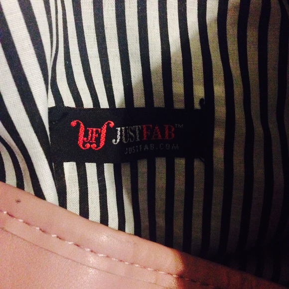 JustFab Faux Lavender Leather Backpack main image 4