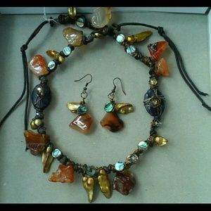 One--of-a-kind Necklace/Earring Set
