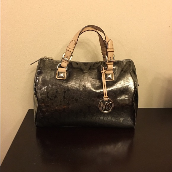 MK Grayson Metallic handbag