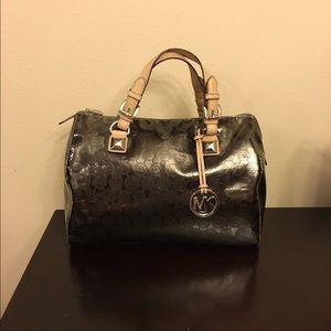 MK Grayson Metallic handbag