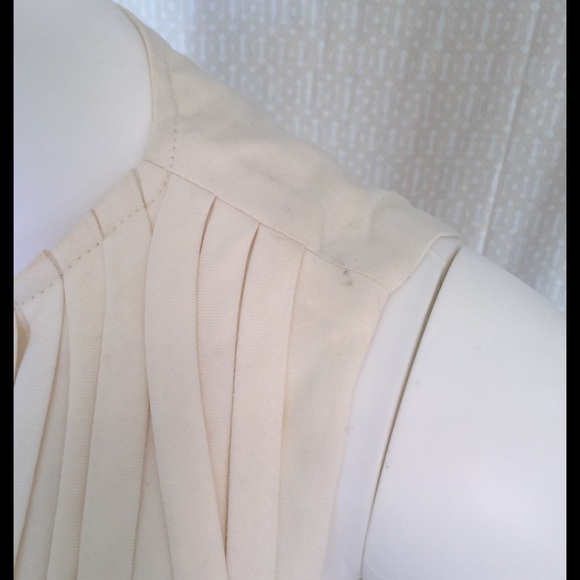 Beautiful Ted Baker Cream Peplum Dress - Picture 5 of 8
