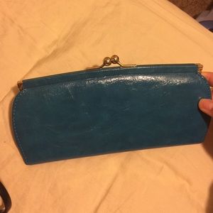 Cute wallet in jade blue