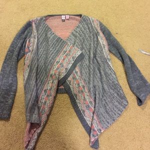 Tribal print cardigan