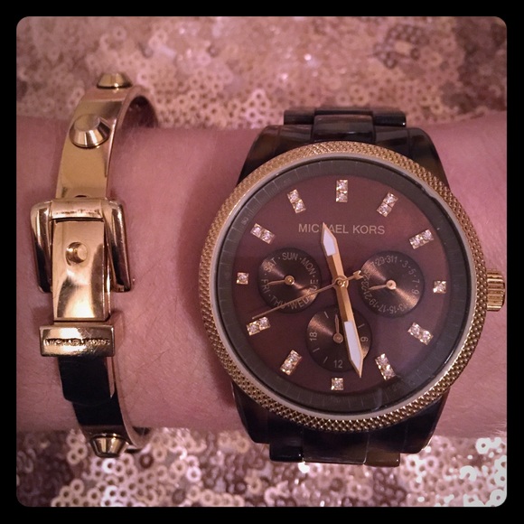 Gorgeous Michael Kors Tortoise Shell Watch