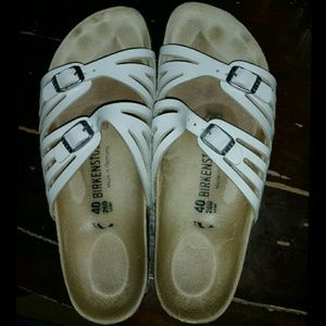 Beautiful White Birkenstocks