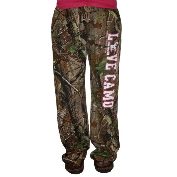 Bucked Up Pants - 💥 Bucked Up Love Camo Realtree XL Sweat Pants